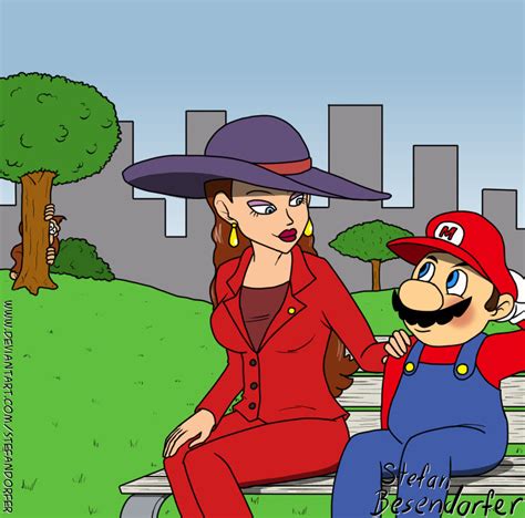 Pauline and Mario by Stefandorfer on DeviantArt