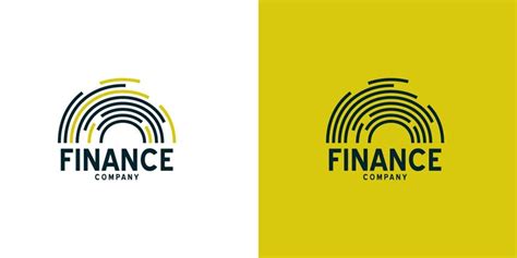 premium vector finance company modern logo vector
