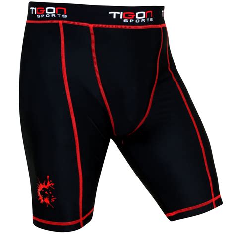 tigon sports classic compression shorts  groin guard