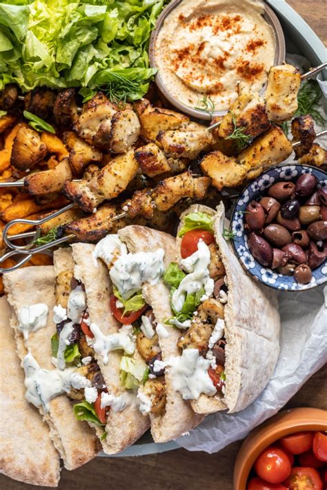 Lemon Pepper Chicken Souvlaki Pita Taylah S Kitchen