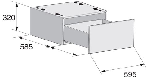 Asko HPS5323W sokkel t.b.v. wasmachine / droger