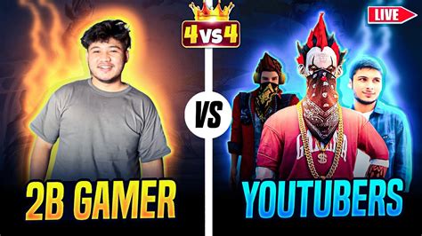 B Gamer Vs Classy Ff Youtubers Team Giveaway Bc Games Garena Free