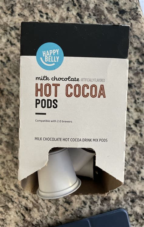 Happy Belly Milk Chocolate Hot Cocoa Pods Drink Mix Fig App