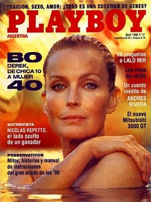Playboy Argentina April Covergirl Bo Derek Nude Magazin
