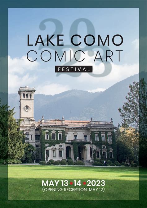 Lake Como Comic Art Festival Returns to Villa Erba, May 12-14, 2023