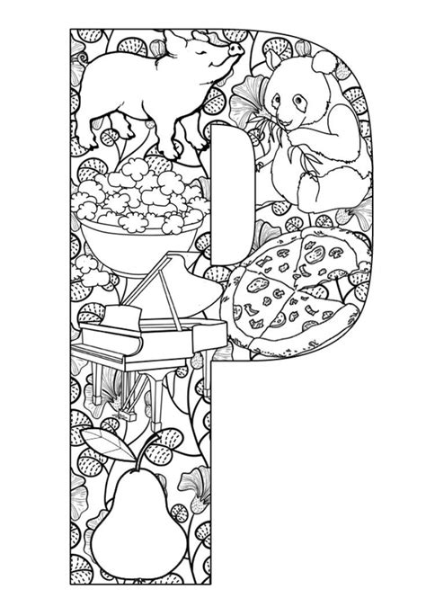 Coloring By Letters Printables