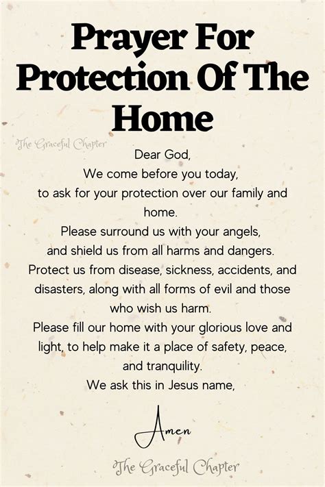 Prayer For Safety And Protection Artofit