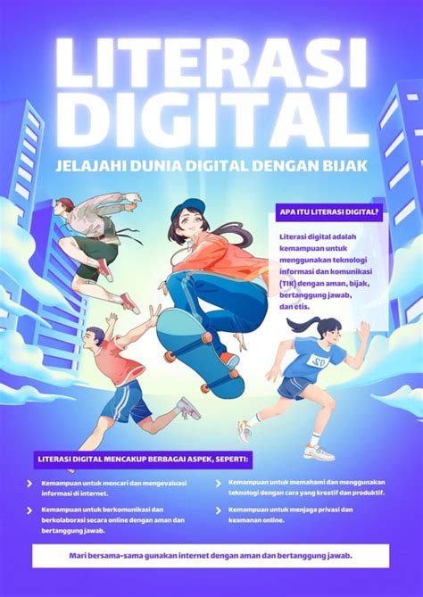 Gratis Desain Contoh Literasi Digital Canva