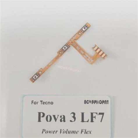 Novaphopat For Tecno Pova Lf Power On Off Volume Up Down Ribbon