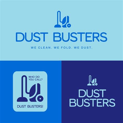 Dust Busters - Cleaning Logo Design Template — Customize it in Kittl