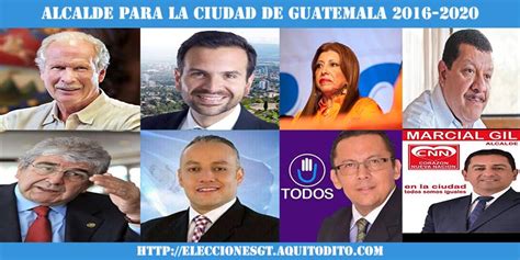 Por quién Votarías para Alcalde de la Ciudad de Guatemala? – Elecciones ...