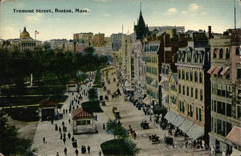 Tremont Street, Boston, Mass. Massachusetts Postcard