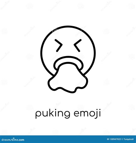 Puking Face Emoji Clipart