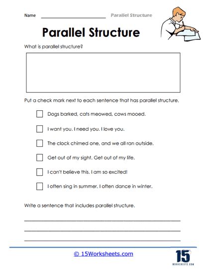 Parallel Structure Worksheets 15