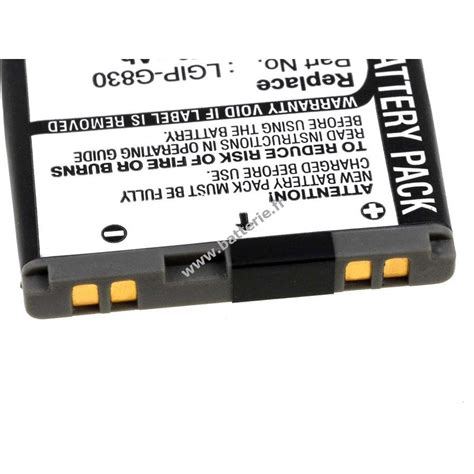 Batterie Pour Lg Kg Kp Type Lgip G Batterie Fr