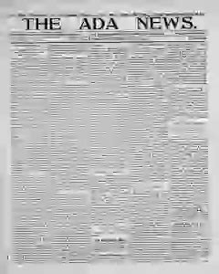 Oklahoma Ada Ada News Archives, Feb 27, 1902, p. 1