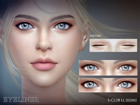 S-Club LL ts4 eyeliners 202002 - The Sims 4 Catalog