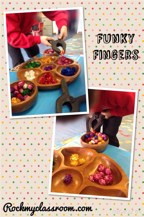 Challenging Funky Fingers With Giant Pegs Fine Motor Skills