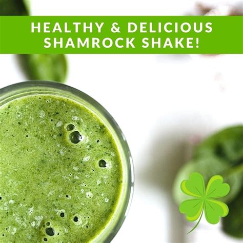 Healthy And Delicious Shamrock ☘️ Shake Colleen Riddle