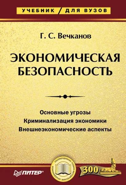 Экономическая безопасность. Учебник для вузов | Вечканов Григорий ...