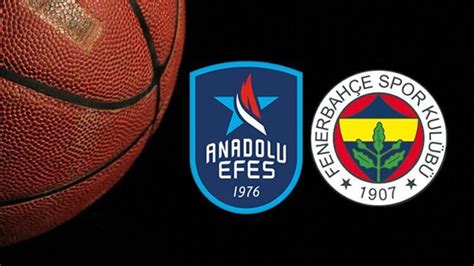 Euroleague de Türk Derbisi Anadolu Efes in konuğu Fenerbahçe Beko