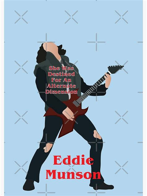 Eddie Munson With Guitar She Was Destined For An Alternate Dimension Stranger Things