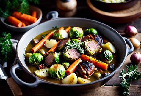 Potée aux choux de Bruxelles recette traditionnelle et réconfortante