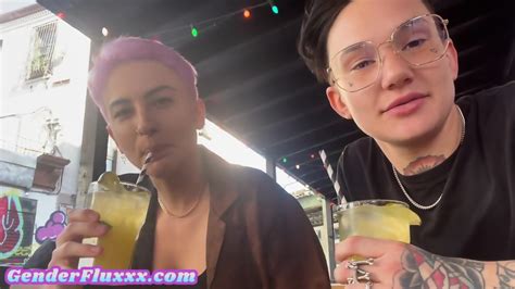 Lesbian Tattooed Queer Licks And Fingers GFs Pussy At Home