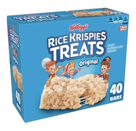 Barras Arroz Inflado Rice Krispies Original Caja 40 880 Gr Ideahaus