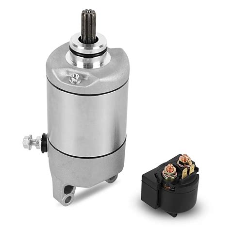 Starter Motor with Relay Fit For Kawasaki ATV Brute Force 750 650 UTV
