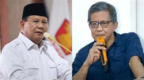 Prabowo Subianto Rocky Gerung Gegabah Sebagai Akademisi Seharusnya