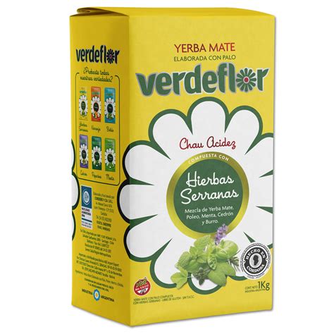 Yerba Mate Verdeflor Hierbas Serranas De 1kg Tienda Oficial Yerba