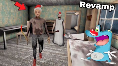 Granny Revamp Unofficial Gameplay New Bad Ending Scene With Oggy And