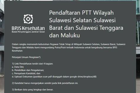 Lowongan Kerja Pegawai Tidak Tetap Bpjs Kesehatan Tertarik