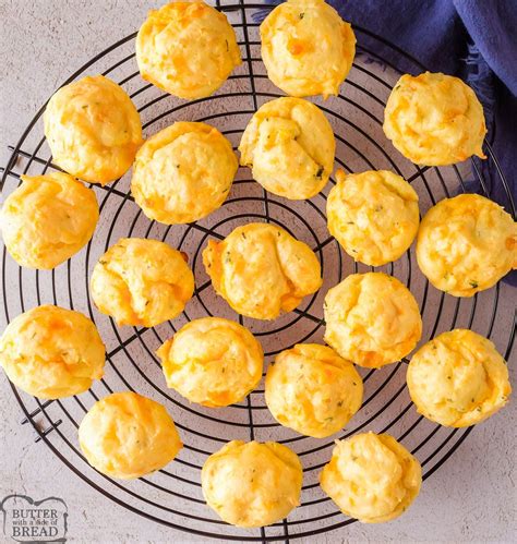 CHEESY MASHED POTATO PUFFS Butter With A Side Of Bread