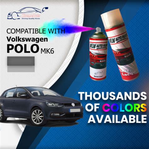 For VW Volkswagen Polo MK6 17 LD5Q SHADOW BLUE Premium AEROSOL Touchup