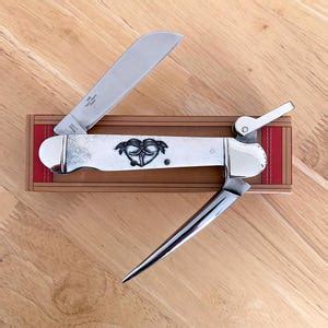 Nude Martian Pinup Scrimshaw Marlin Spike Knife Mature Content Sale