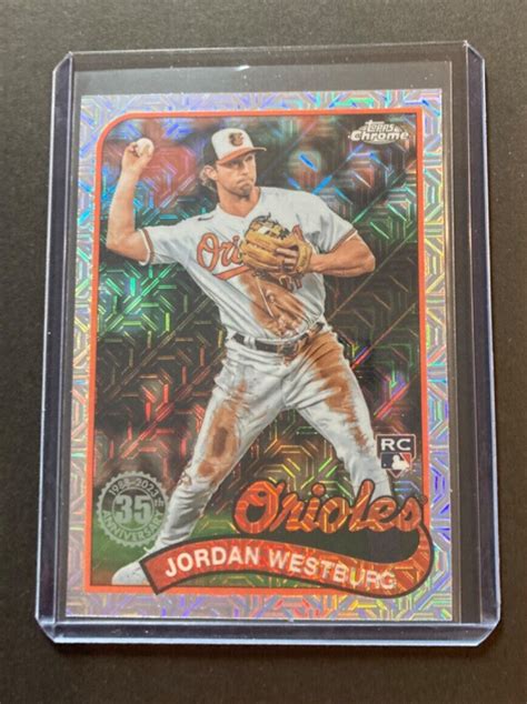 2024 Topps Series 1 Jordan Westburg Rookie Silver Pack Mojo Refractor