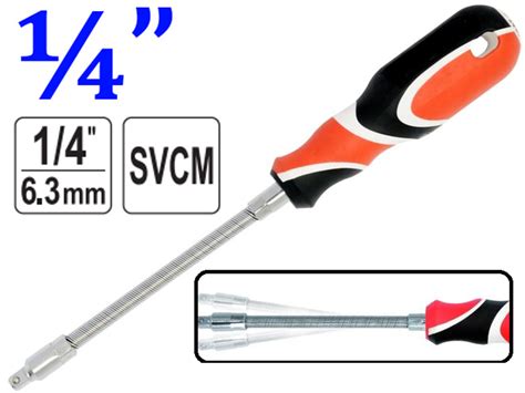 Отвертка вороток гибкая SVCM 1/4'' 275мм купить в E-1