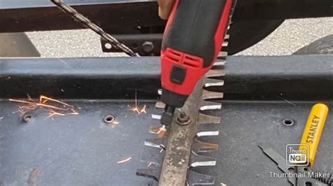 How To Sharpen Hedge Trimmers With A Dremel Quick Tips