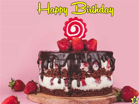 happy birthday rose cake image | Birthday Star