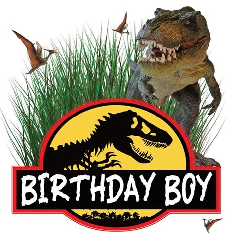 Jurassic Park Birthday Boy Png