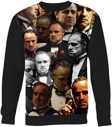 Vito Corleone (Godfather) Collage Sweater Sweatshirt - Subliworks