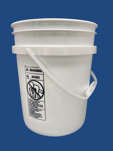 5 Gallon Food Safe Plastic Buckets