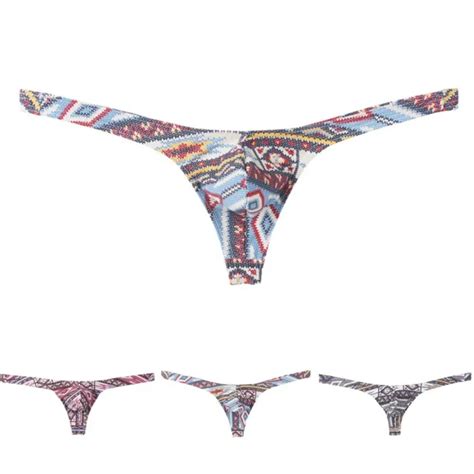 MEN SEXY BULGE Pouch G String Bikini Low Waist Breathable Thong Briefs Panties PicClick UK