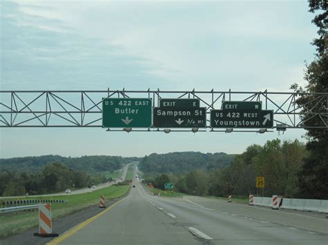 Interstate 376 East Aaroads Pennsylvania