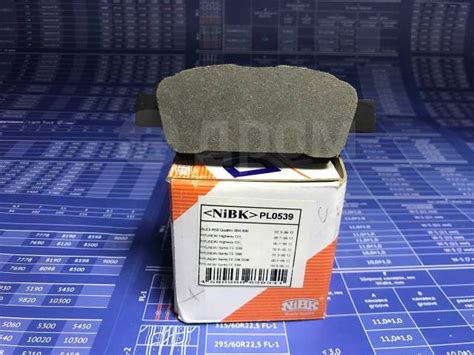Купить Колодки тормозные Nibk PL-0539 (Nibk PN-0539) в Хабаровске по ...