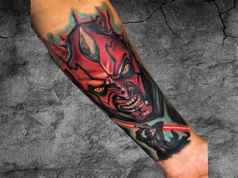 Darth Maul Tattoo: Embracing the Dark Side on Star Wars Day | Bengaluru ...