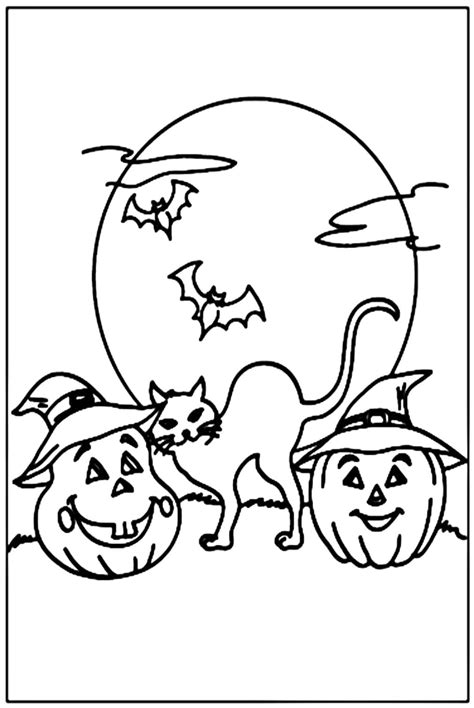 Imagem De Halloween Para Colorir - 5