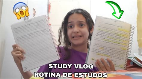 STUDY VLOG Rotina De Estudos YouTube